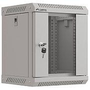 WALL-HUNG RACK CABINET 10  6U 300X300 GREY GLAZED DOOR LANBERG (FLAT PACK)