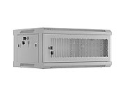 WALL-HUNG RACK CABINET 19  4U 600X450 GREY PERFORATED DOOR LANBERG (FLAT PACK)