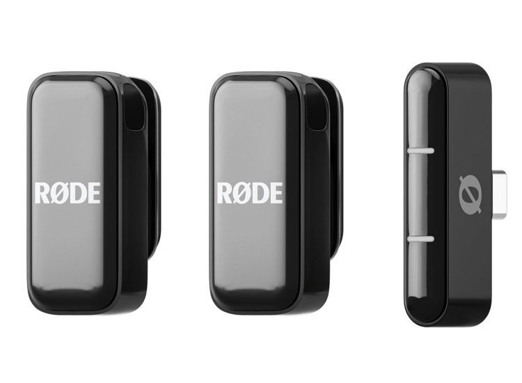 RODE Wireless Micro - 2-kanałowy cyfrowy system bezprzewodowy (USB-C  Czarny)