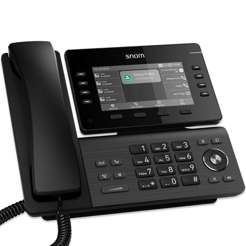 Snom D862 VoIP Telefon SIP o. Netzteil - Voip phone - Voice-over-IP