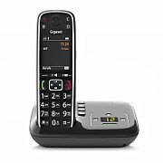 Gigaset E720A - Analog/DECT telephone - Wireless handset - 200 entries - Caller ID - Short Message Service (SMS) - Black