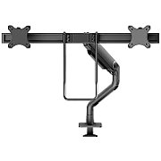 Full Motion DualDesk Mnt - Blk