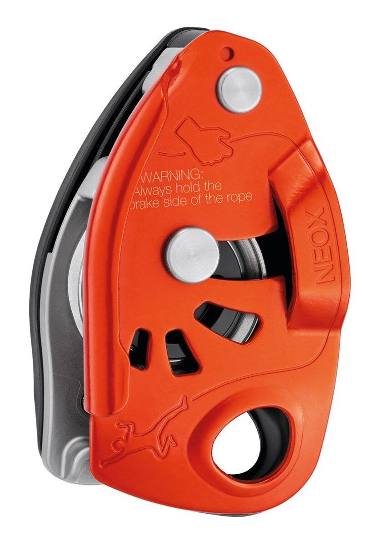 PETZL neox-orange belay device