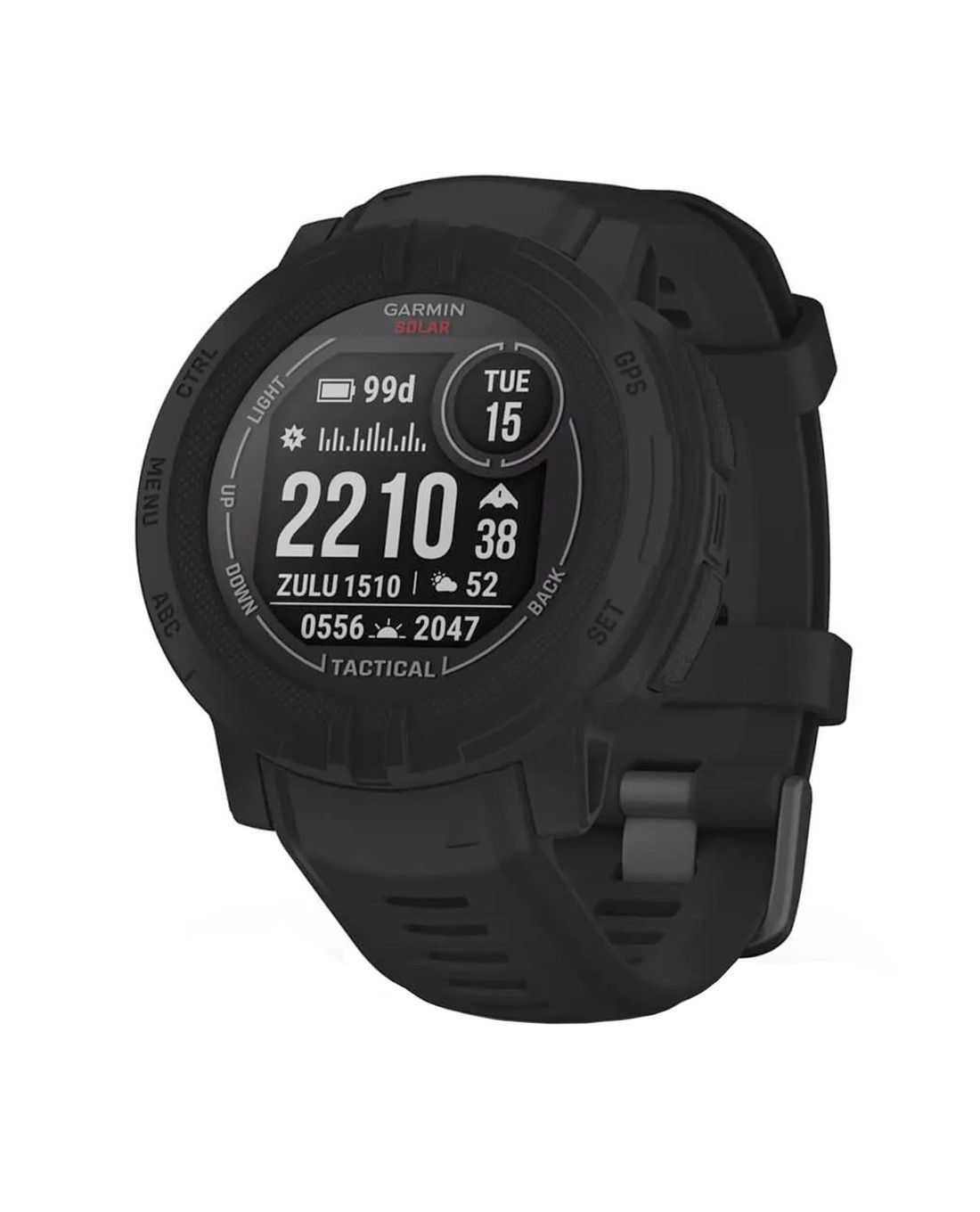 Garmin Instinct 2 Solar Tactical Edition 2.29 cm (0.9 ) MIP 45 mm Digital 176 x 176 pixels Black GPS (satellite)