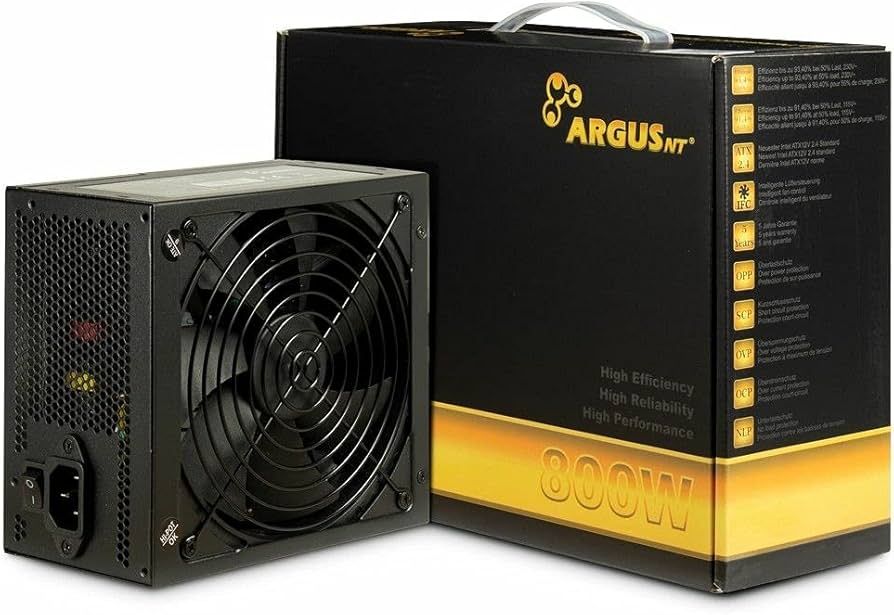 Inter-Tech Netzteil 800W Argus GPS-800 1X140mm LĂĽfter retail