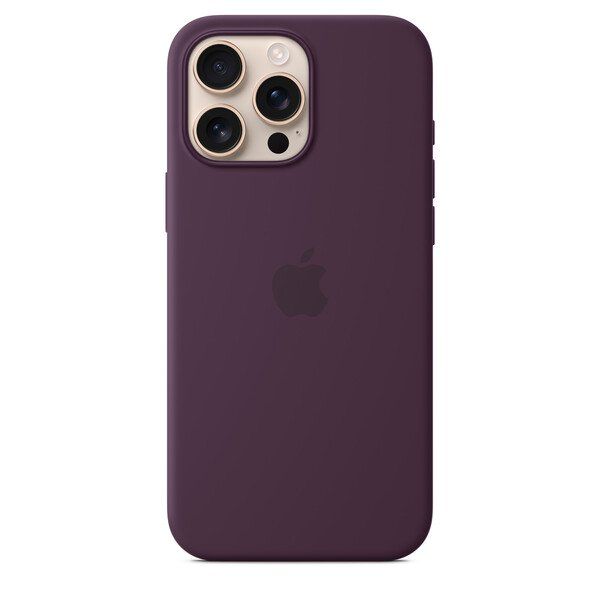 IPHONE 16 PRO MAX SILICONE CASE/WITH MAGSAFE - PLUM