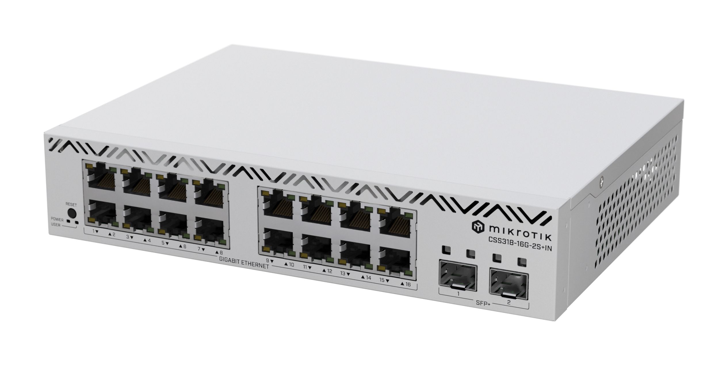 Switch Mikrotik CSS318-16G-2S+IN, 16 porturi 10/100/1000 Mbps