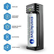 Charger for Cylindrical li-ion Batteries everActive LC-100