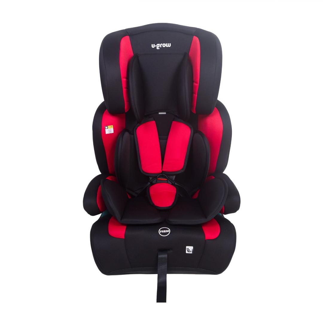 Scaun auto/inaltator, 76-150CM(15M-12Y), R129, rosu/negru, U-Grow