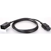 Cablu Adaptor IEC C19 - IEC C20, 2m, Negru
