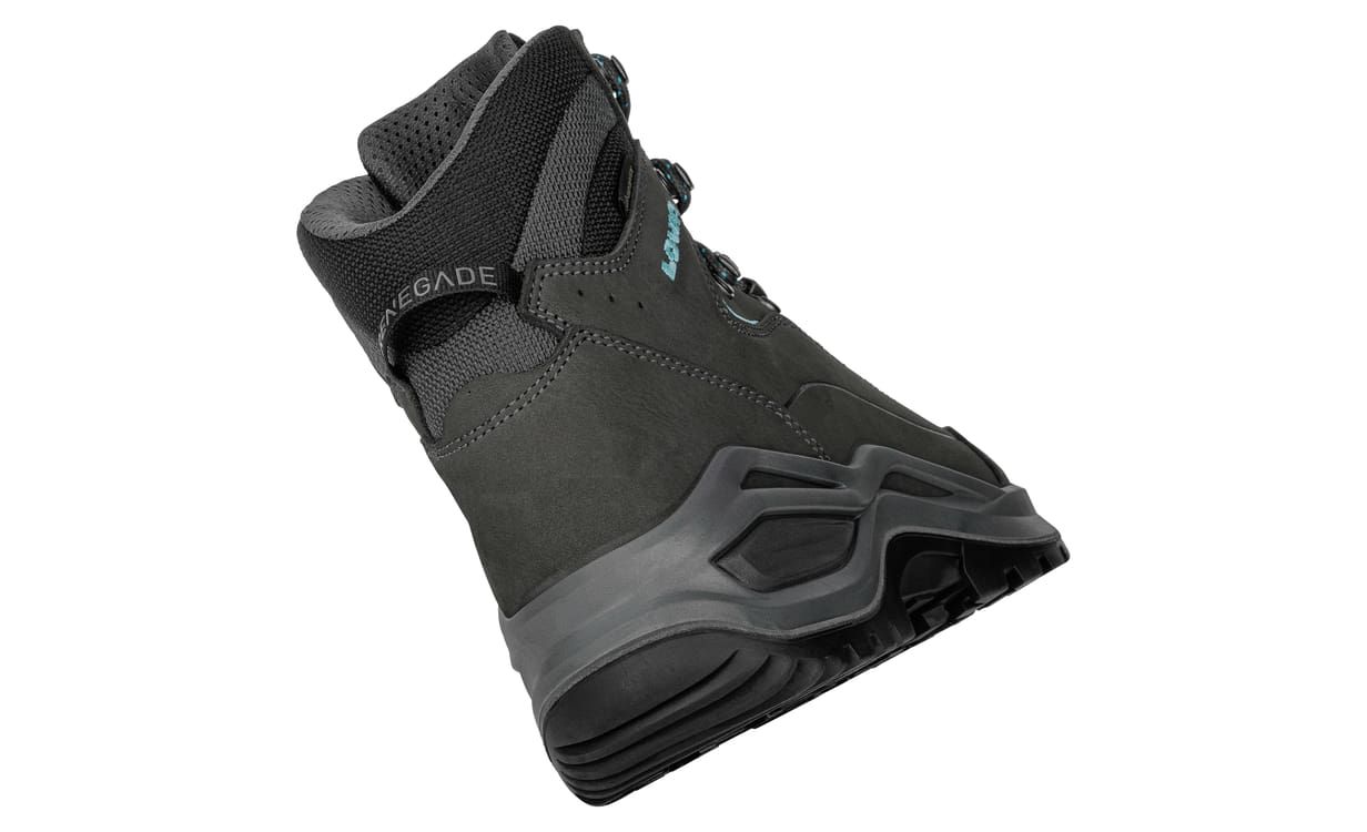 Shoes LOWA Renegade GTX Women Asphalt Turquoise UK 5 (38)