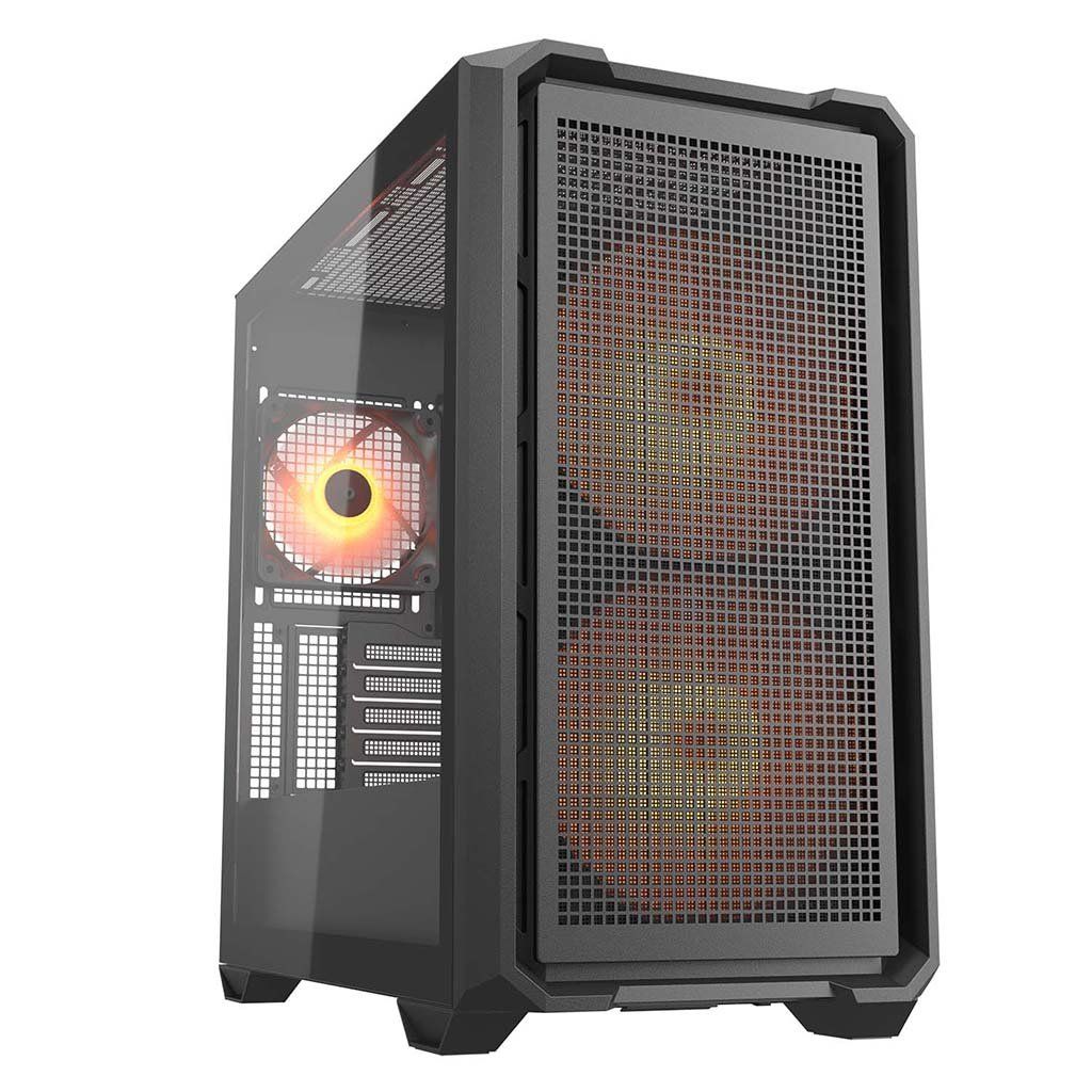 COUGAR MX600 Mini RGB PC Case, Mini Tower, Black