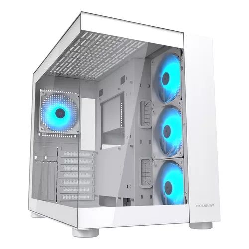 COUGAR FV150 RGB PC Case, Mid tower, White