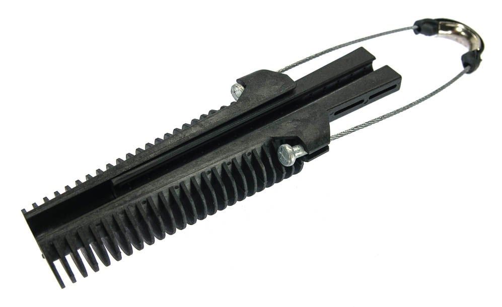 Extralink FIBER OPTIC CABLE CLAMP 2.3 cleme pentru cabluri Negru 1 buc.