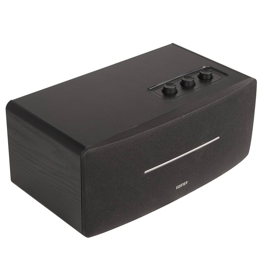 BOXE EDIFIER desktop bluetooth, RMS: 70W (2 x 20W, 2 x 15W), Bluetooth 5.0, RCA, AUX, Line-Out, black,  D12-BK   (timbru verde 0.8 lei)