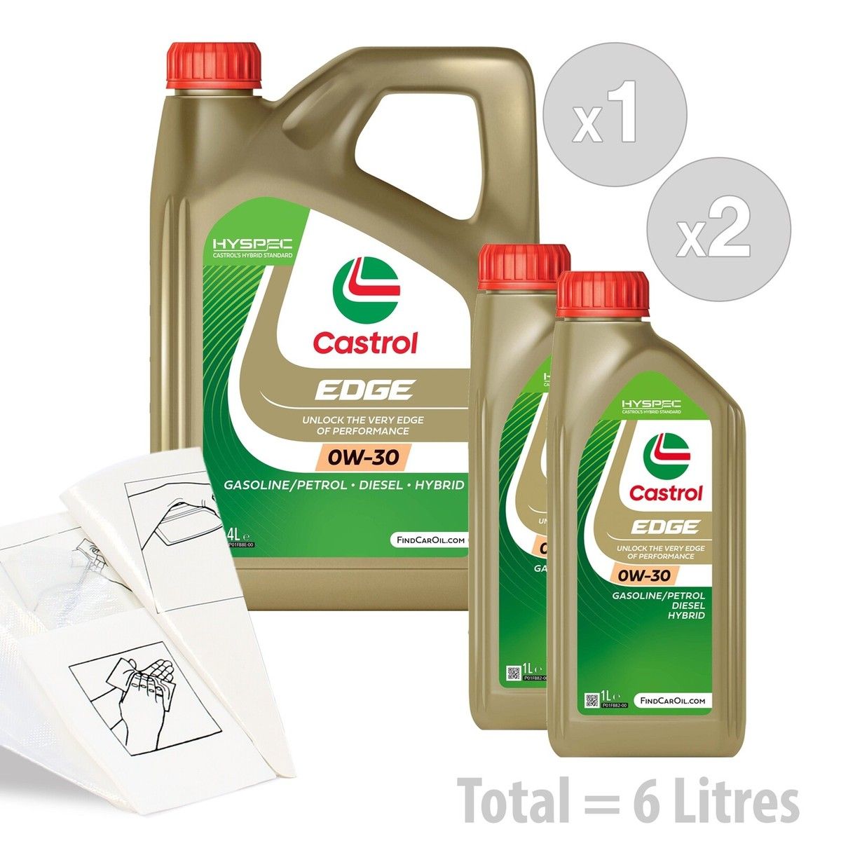 Castrol Edge 0W-30 PC 4L H 183546 15F640