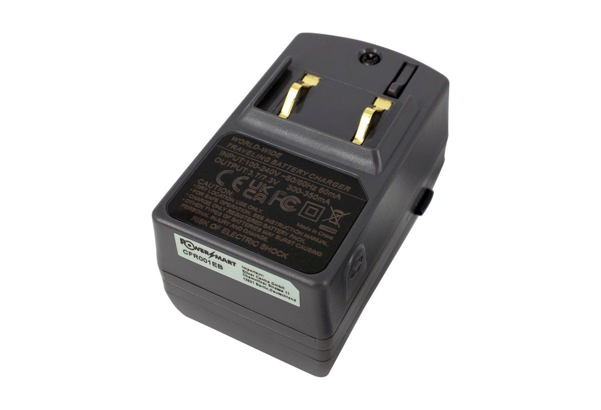 Ładowarka + 2 x akumulator CR123A 3V