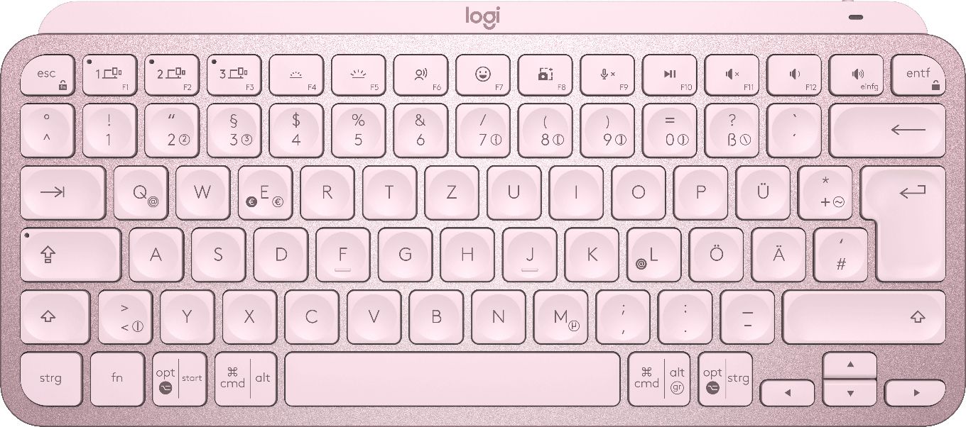 MXKEYS MINI WRLS ILLUMINATED KB/ROSE - DEU - CENTRAL