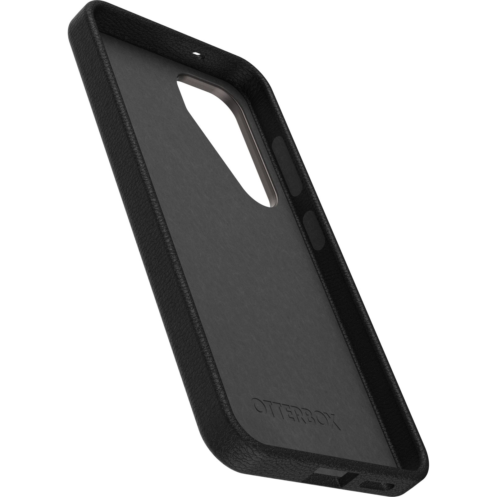 OB SYM CACTUS LEATHER SAMSUNG/GALAXY S25 NOIR ASH-BLACK