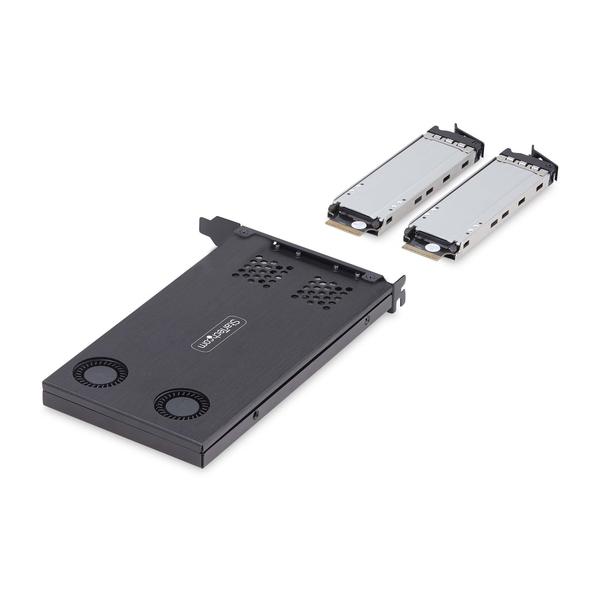 DUAL M.2 NVME SSD TO PCIE X8/REMOVABLE MOBILE RACK/BACKPLANE