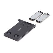DUAL M.2 NVME SSD TO PCIE X8/REMOVABLE MOBILE RACK/BACKPLANE