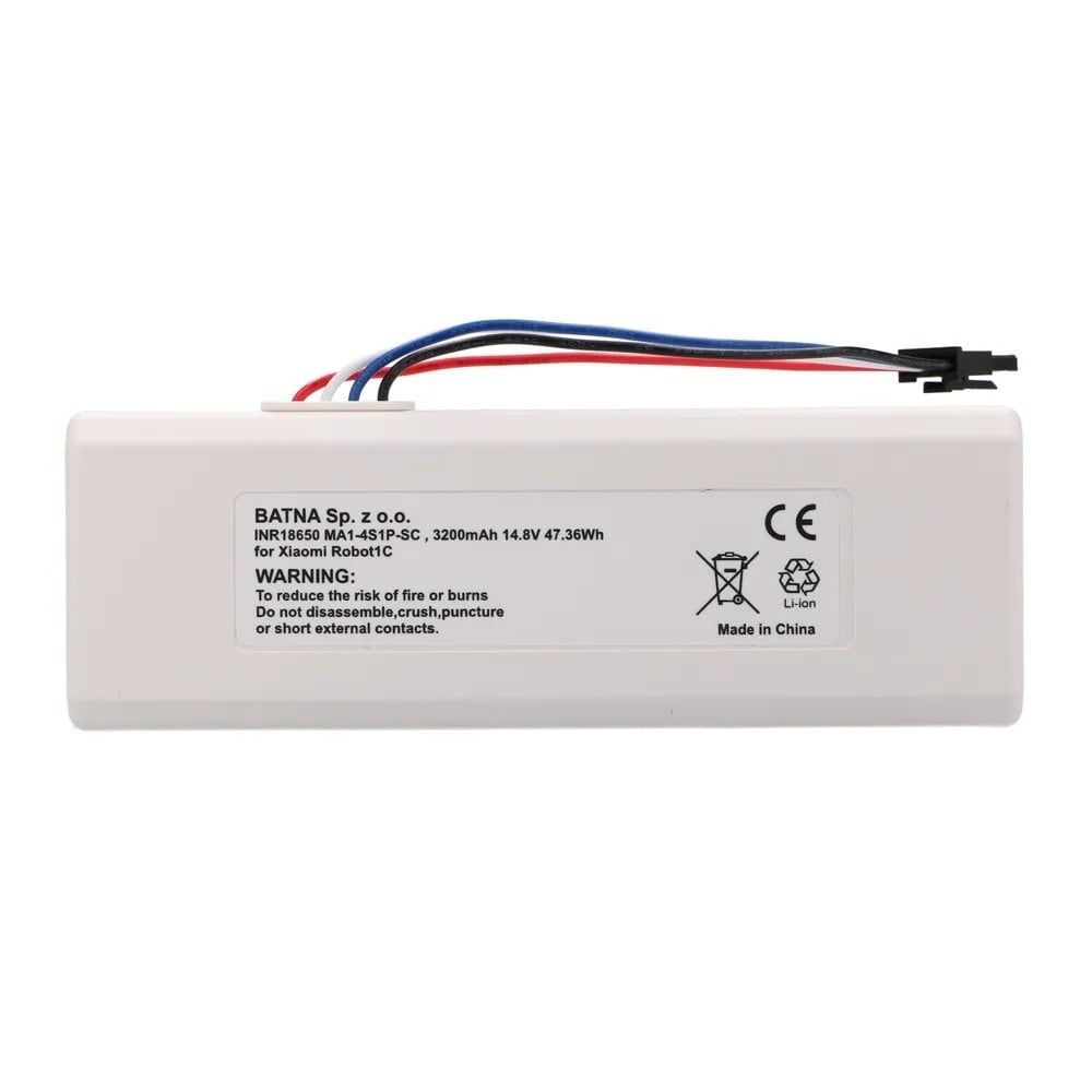 Battery for Xiaomi Robot 1C P1904-4S1P-MM  3200mAh  47.36Wh  STYTJ01ZHM Mijia 1C P1904-4S1P-MM (Dreame MC1808)