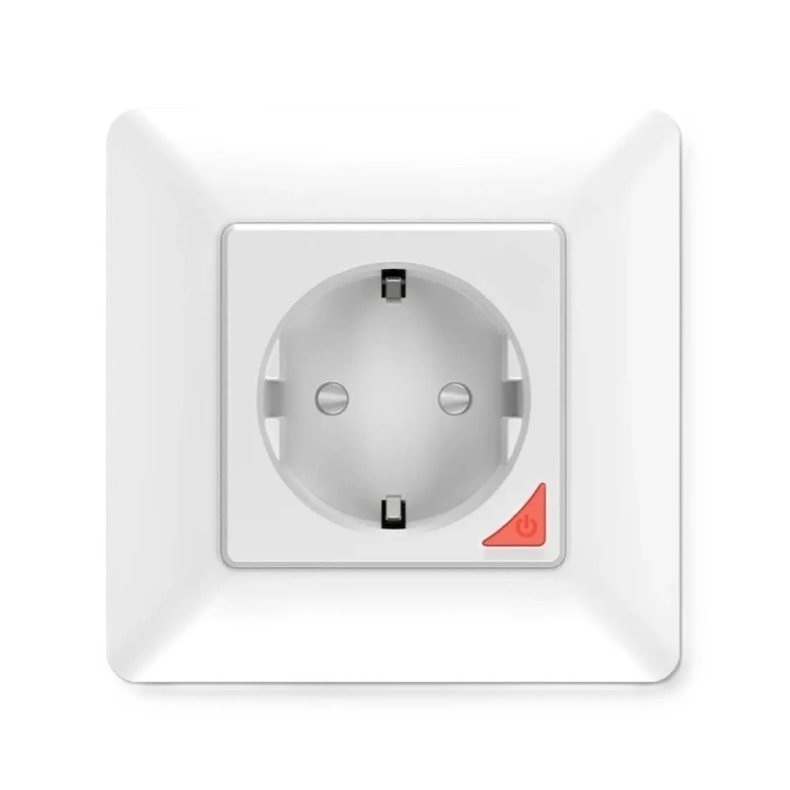 Extralink Smart Life Wall Socket Set Pro | Zestaw inteligentne gniazdko + ramka | Kolor Biały  230V  WiFi