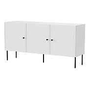 3D chest of drawers PALAZZO BIS 151x40x75 white matt