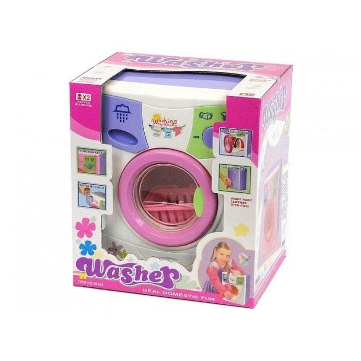 Battery washing machine