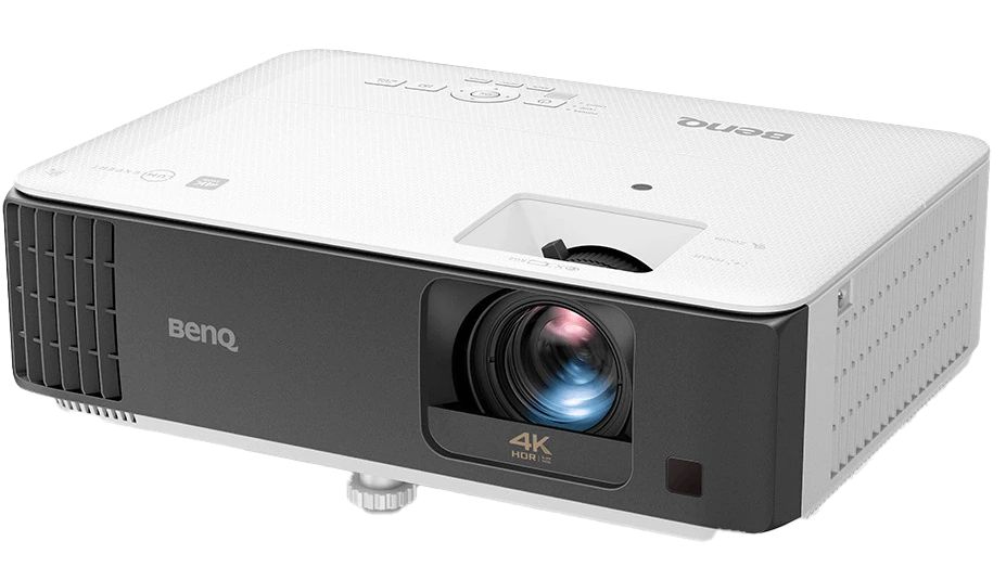 Videoproiector BenQ TK710STi, 1920 x 1080 pixeli, 16:9, 3200 lm, DLP, 20000 h, Fara Wi-Fi incorporat, Alb - Gri