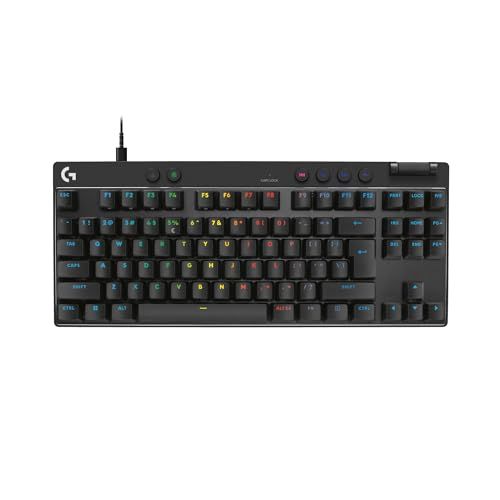LOGITECH PRO X TKL RAPID Gaming Keyboard  - BLACK - US INT'L - USB - EMEA28i-935 - LINEAR