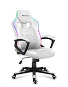 Fotel gamingowy Huzaro Force 2.5 RGB WHITE MESH