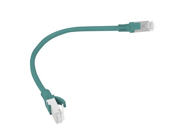 Lanberg PATCHCORD KAT.6 UTP 0.25M ZIELONY FLUKE PASSED LANBERG 10-PACK