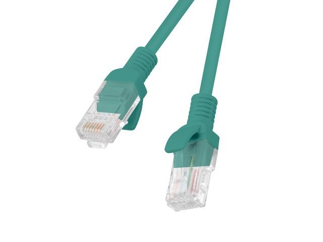 Lanberg PATCHCORD KAT.6 UTP 1.5M ZIELONY FLUKE PASSED LANBERG 10-PACK