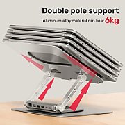 UNITEK LAPTOP STAND WITH DETACHABLE USB-C HUB