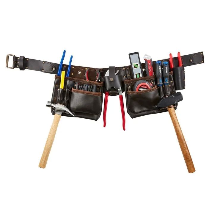 Tool belt with 12 pockets