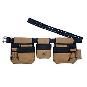 Tool belt with 12 pockets