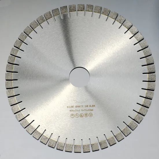 Sintered saw blade with 400mm diameter and 60 teeth