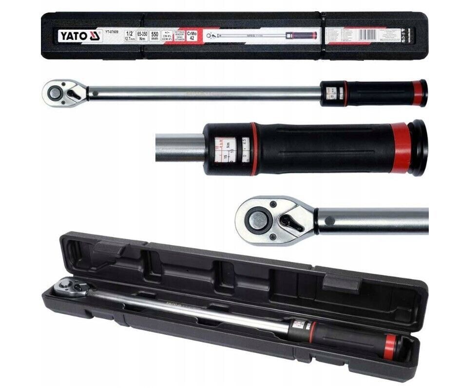 YT. TORQUE WRENCH 1/2  65-350Nm