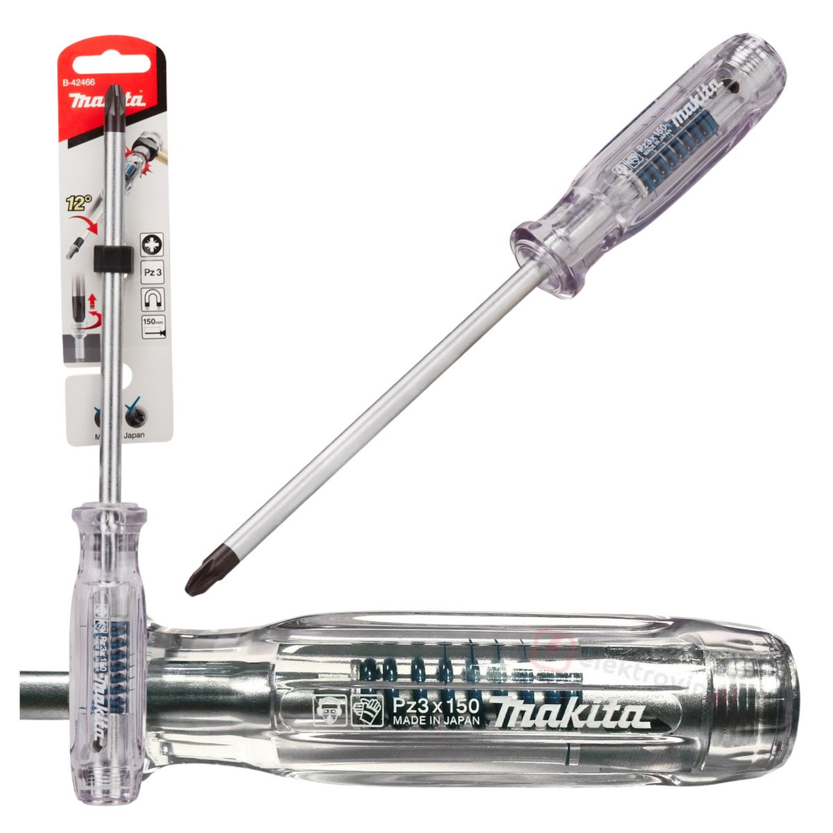 Screw extractor for removing damaged screws PH3*150