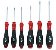 Softfinish screwdrivers set flathead and Phillips  6 pieces