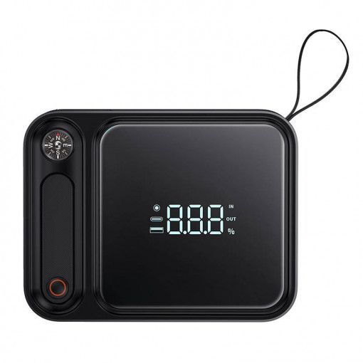 STARTER auto Baseus Super Energy Ultra, pentru pornire baterie auto 3000A, 1 x USB Type-C, 1 X USB, 1 x DC12v, negru  C00251400111-00  (timbru verde 0.8 lei) - 6932172631864