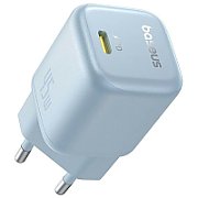 INCARCATOR retea Baseus PicoGo GaN, Quick Charge 45W, 1 x USB Type-C 5V/3.0A, albastru  P10176800313-00  (timbru verde 0.18 lei) - 6932172678371