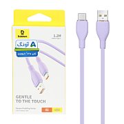 CABLU alimentare si date Baseus Pudding, Fast Charging Data Cable pt. smartphone, USB la USB Type-C 100W, 2m, violet  P10355703511-B4  (timbru verde 0.08 lei) - 6932172652920