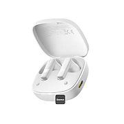 CASTI Baseus Bowie E20 TWS, pt smartphone, wireless, bluetooth 5.3, 2 x microfon pe casca, protectie apa IPX5, 33 ore durata baterie, alb  A00069700223-00  (timbru verde 0.18 lei) - 6932172655983