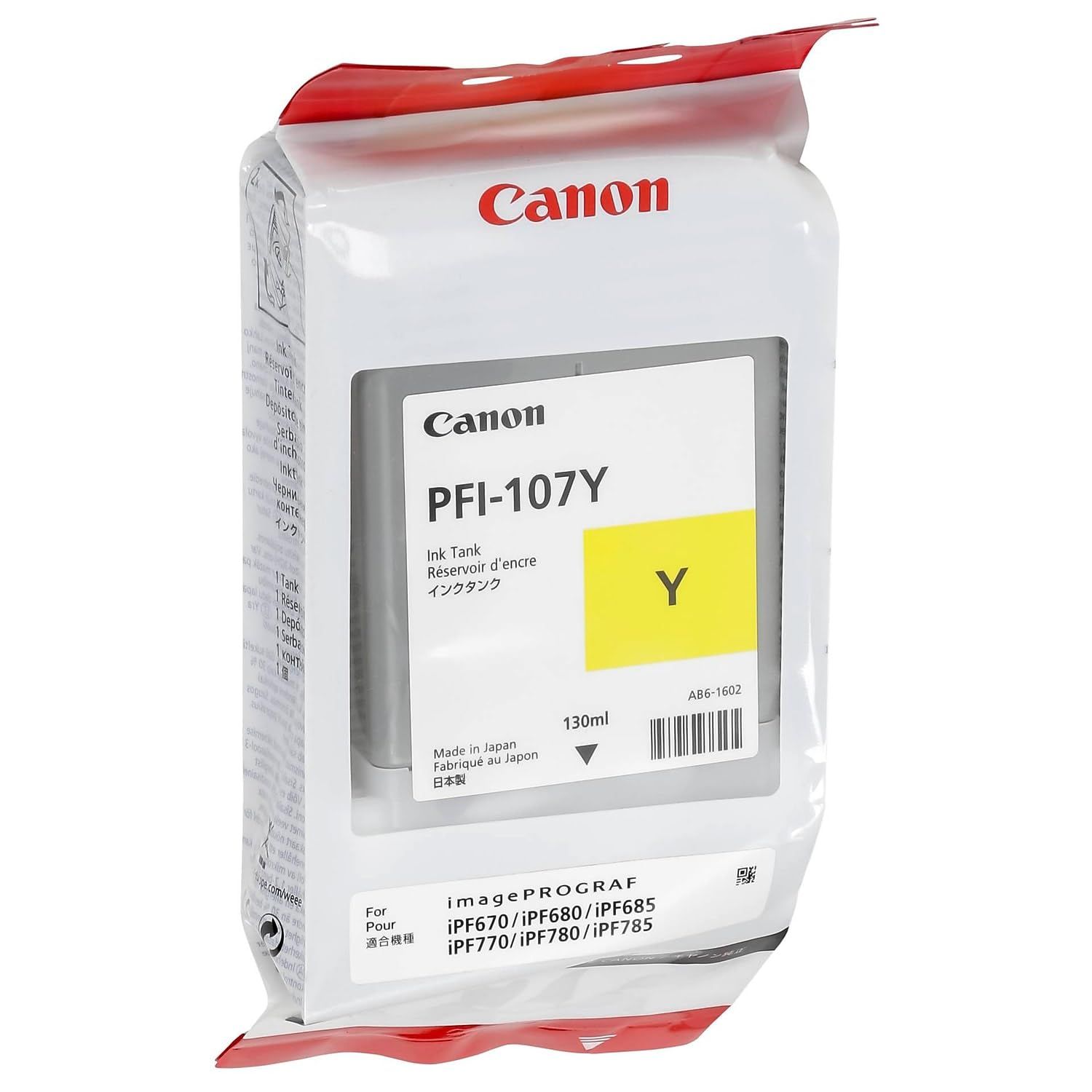 Canon Ink PFI-107 PFI107 Yellow Gelb (6708B001)