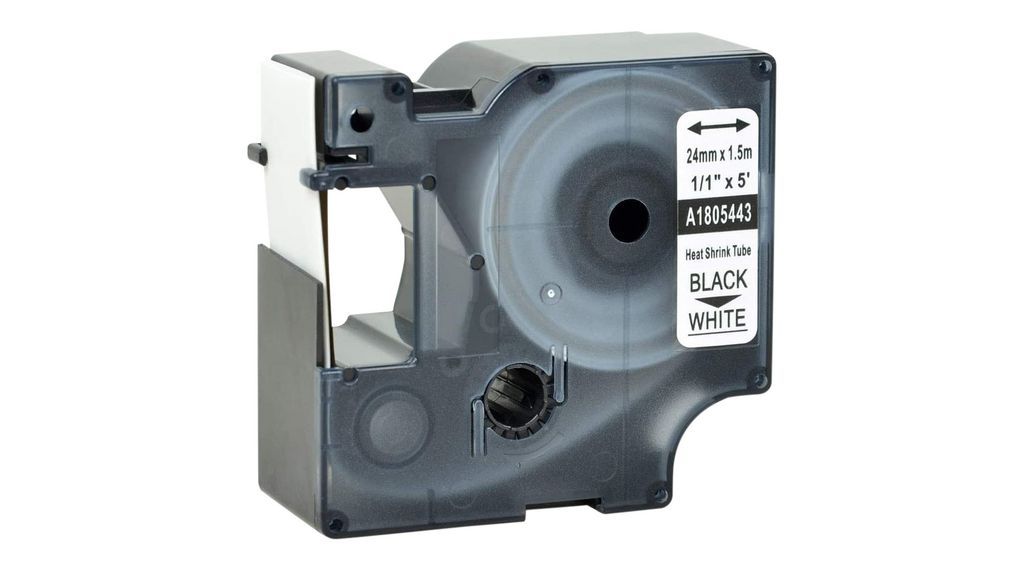 Dymo HeiÃŸschrumpfschlauch Black White (1805443)