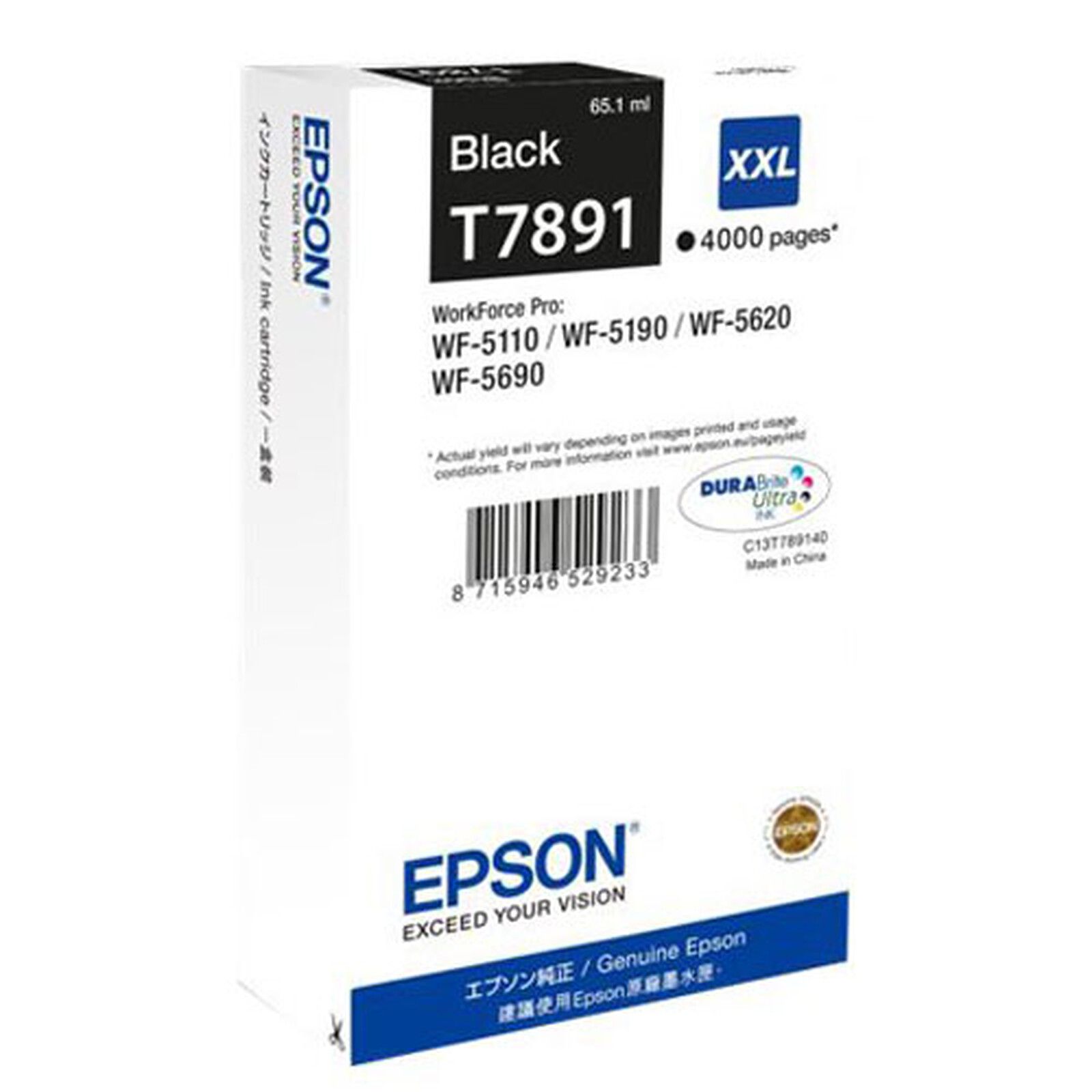 Cartus cerneala Epson C13T789140 ,Negru ,65.1 ml ,Original (T7891) 
