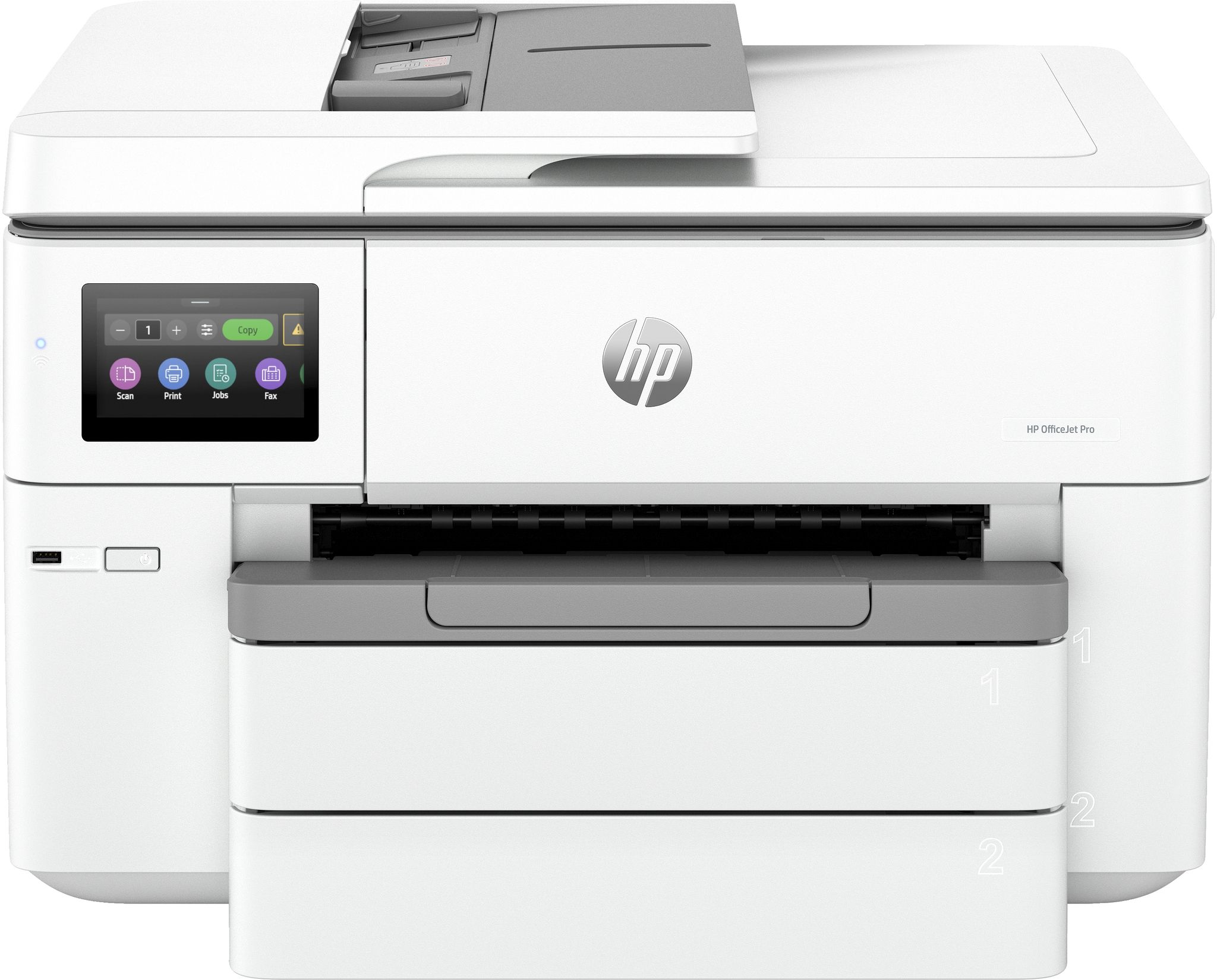 Imprimanta multifunctionala inkjet color HP Pro 9730e, A4, duplex, ADF, USB 2.0, Wi-Fi, 34 ppm negru, 34 ppm color