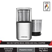 Rommelsbacher Spice Coffee Grinder stainless steel silver EGK 200 (EGK 200)
